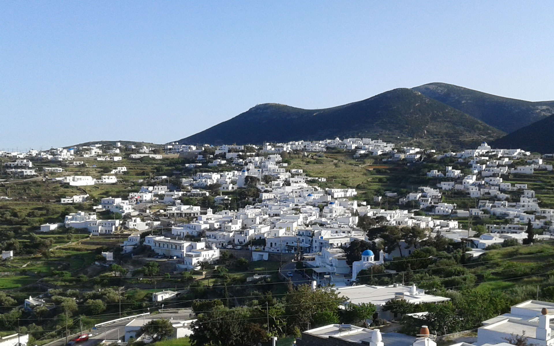 The village of Apollonia in Sifnos
